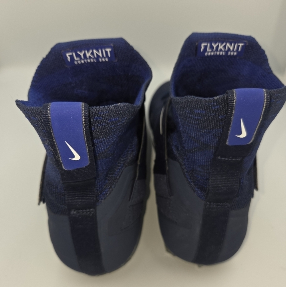 Nike Alpha Menace Elite 2 Flyknit Football CleatsMens 13.5 NWOT Navy BV 2077-401 - Picture 5 of 11